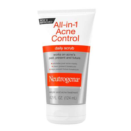 NEUTROGENA Neutrogena All-In-1 Acne Control Daily Scrub 4.2 oz., PK12 6811086